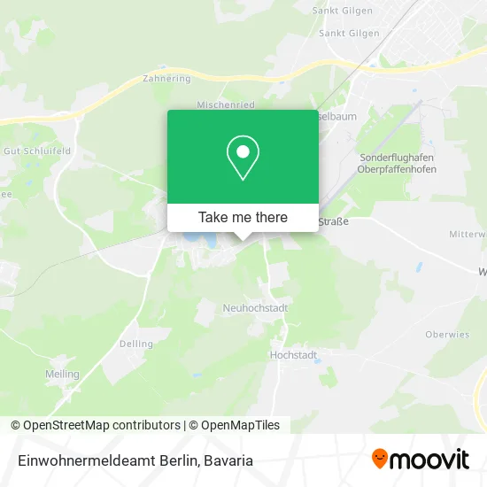 Карта Einwohnermeldeamt Berlin