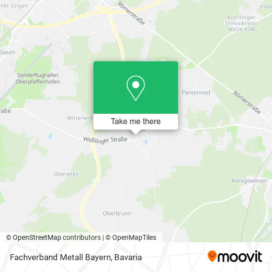 Карта Fachverband Metall Bayern