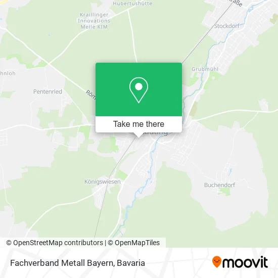 Карта Fachverband Metall Bayern