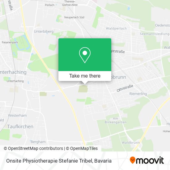 Onsite Physiotherapie Stefanie Tribel map