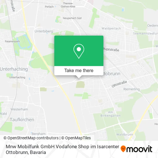 Карта Mnw Mobilfunk GmbH Vodafone Shop im Isarcenter Ottobrunn