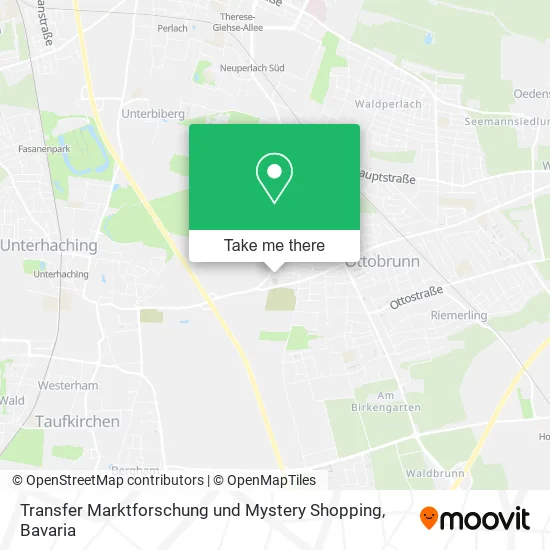 Карта Transfer Marktforschung und Mystery Shopping