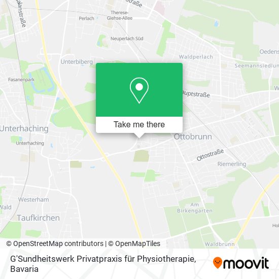 G'Sundheitswerk Privatpraxis für Physiotherapie map