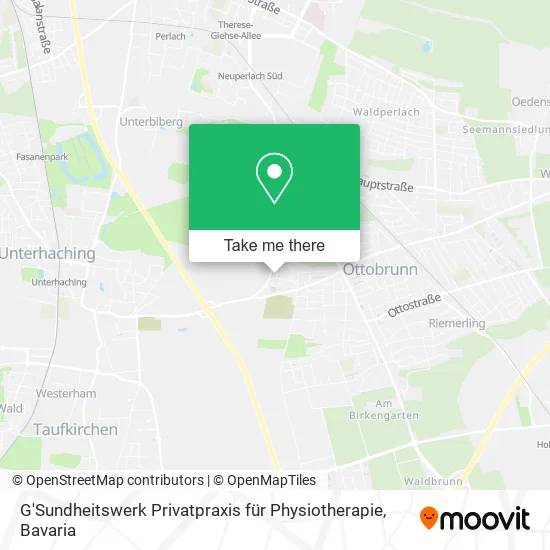 Карта G'Sundheitswerk Privatpraxis für Physiotherapie