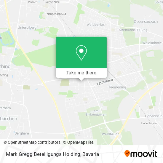 Карта Mark Gregg Beteiligungs Holding