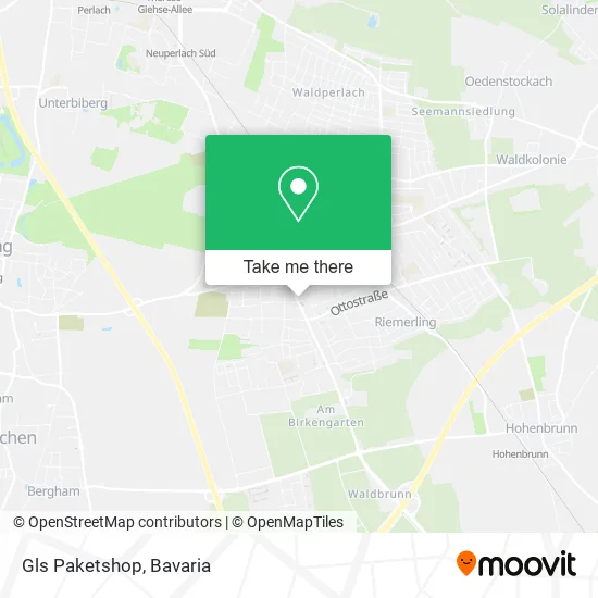 Карта Gls Paketshop