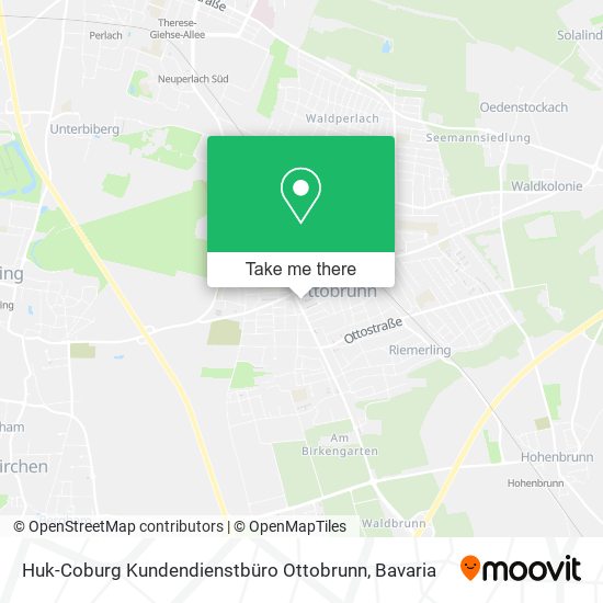 Huk-Coburg Kundendienstbüro Ottobrunn map