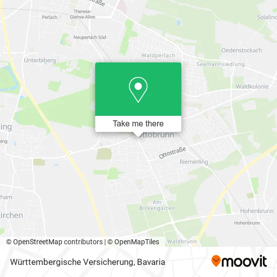 Карта Württembergische Versicherung