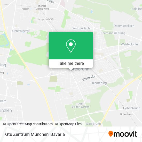 Gtü Zentrum München map