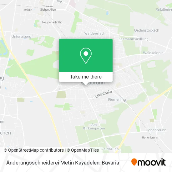 Карта Änderungsschneiderei Metin Kayadelen