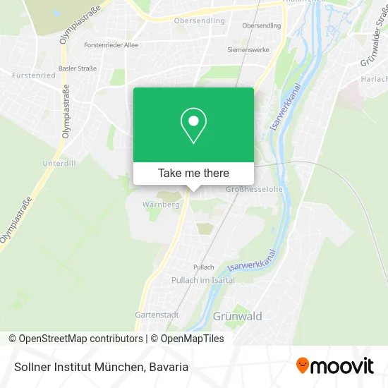 Карта Sollner Institut München