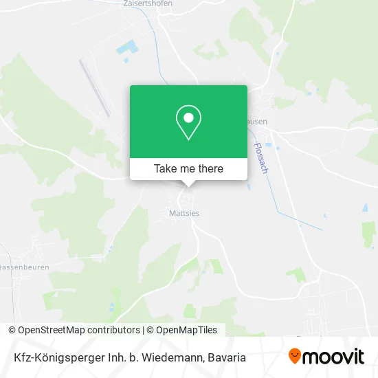 Карта Kfz-Königsperger Inh. b. Wiedemann