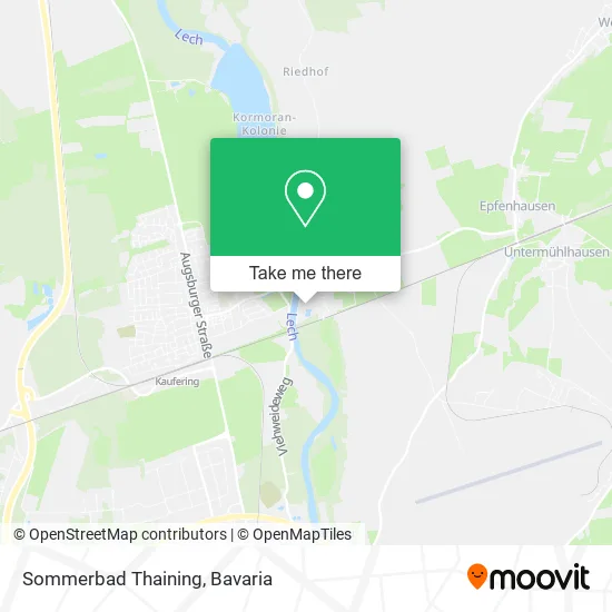 Карта Sommerbad Thaining