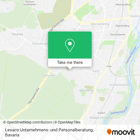 Карта Lesaco Unternehmens- und Personalberatung