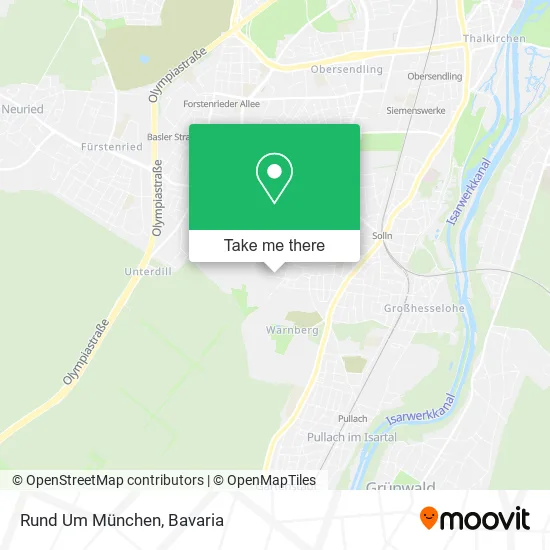 Карта Rund Um München