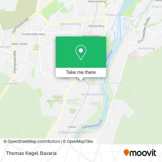 Карта Thomas Kegel