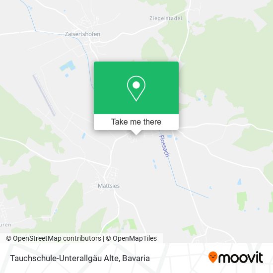 Tauchschule-Unterallgäu Alte map