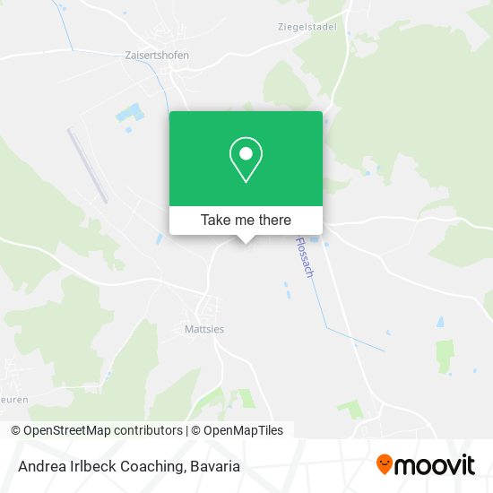 Andrea Irlbeck Coaching map