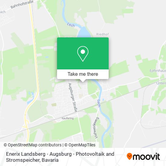 Enerix Landsberg - Augsburg - Photovoltaik and Stromspeicher map
