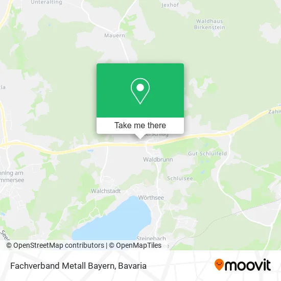 Карта Fachverband Metall Bayern
