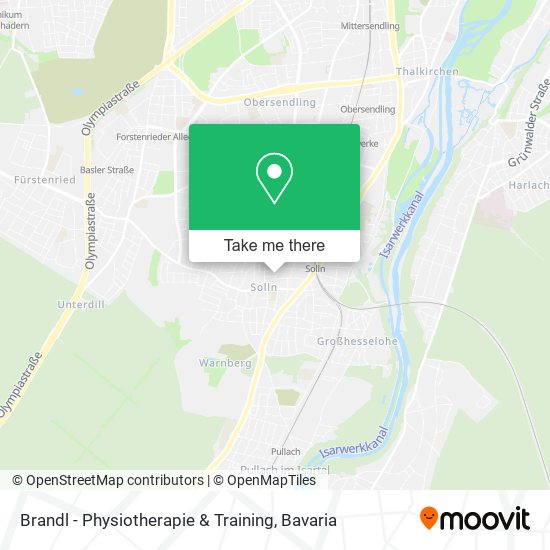 Brandl - Physiotherapie & Training map