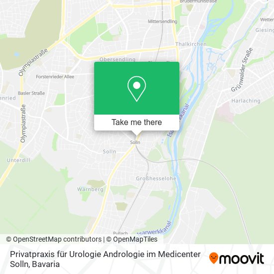 Privatpraxis für Urologie Andrologie im Medicenter Solln map