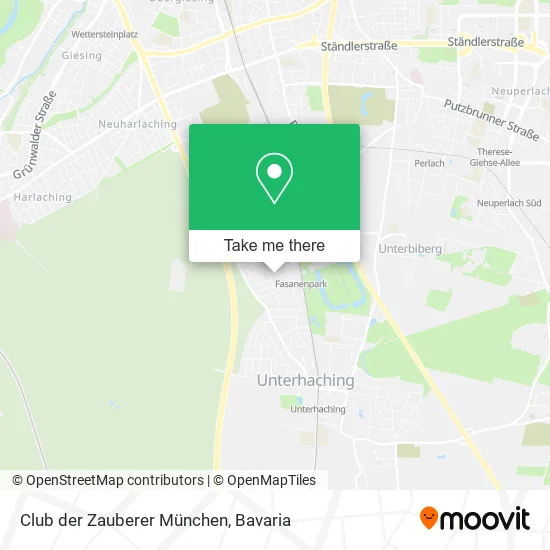 Карта Club der Zauberer München