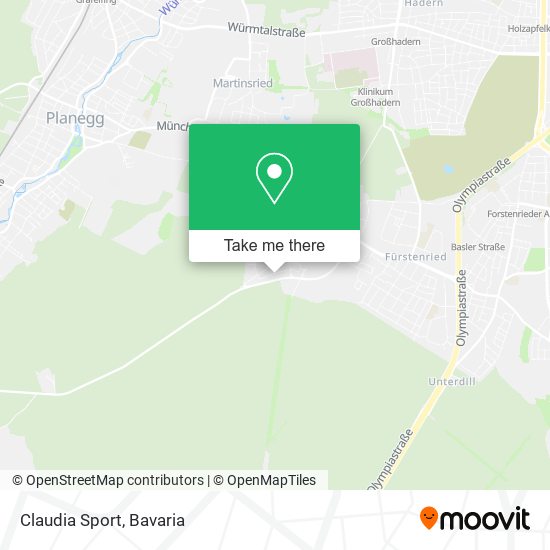 Claudia Sport map