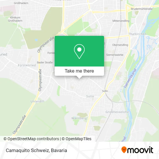 Карта Camaquito Schweiz