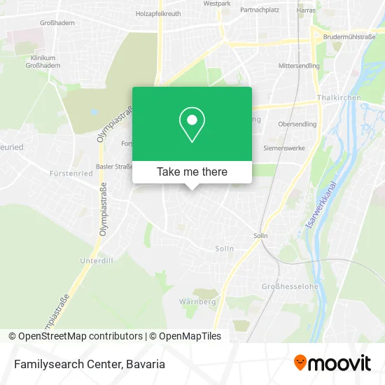 Карта Familysearch Center