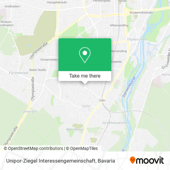 Карта Unipor-Ziegel Interessengemeinschaft