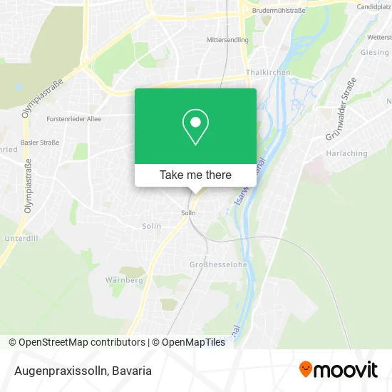 Карта Augenpraxissolln