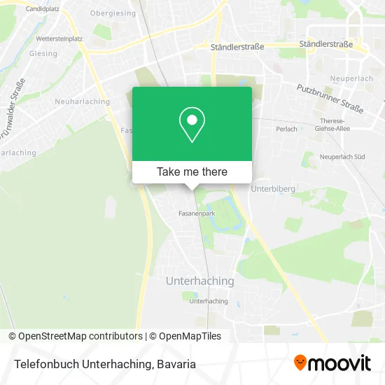Карта Telefonbuch Unterhaching