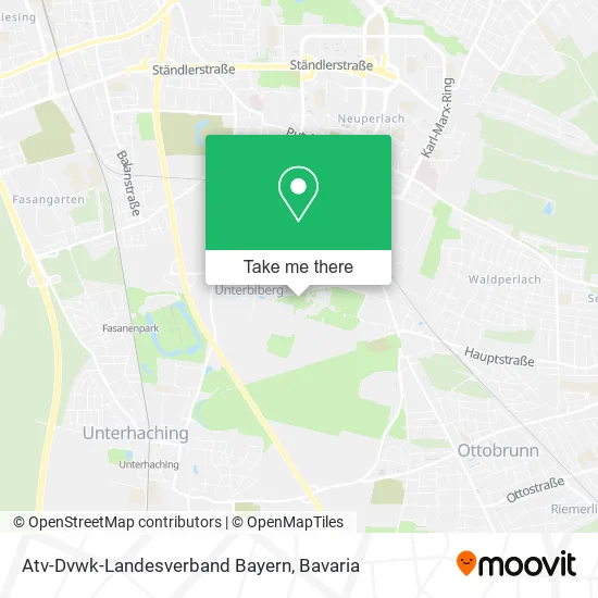 Карта Atv-Dvwk-Landesverband Bayern