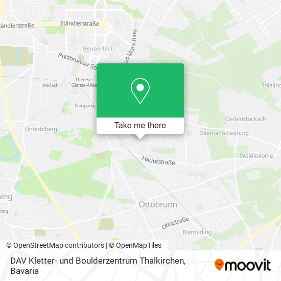 Карта DAV Kletter- und Boulderzentrum Thalkirchen
