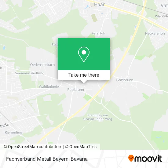 Карта Fachverband Metall Bayern