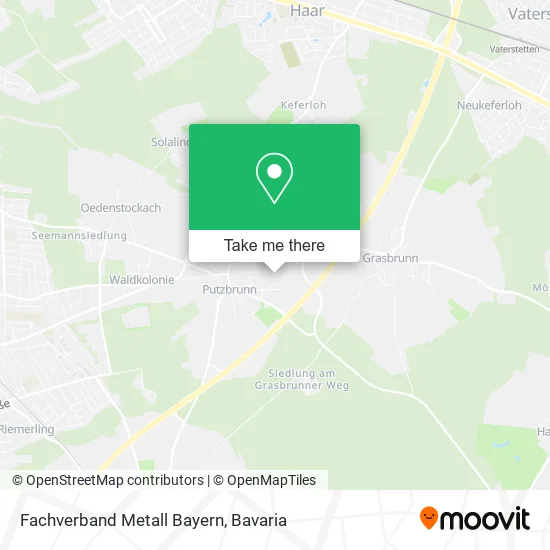 Карта Fachverband Metall Bayern