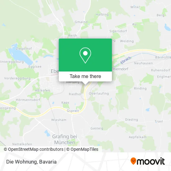 Карта Die Wohnung