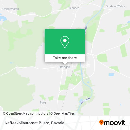 Карта Kaffeevollautomat Buero