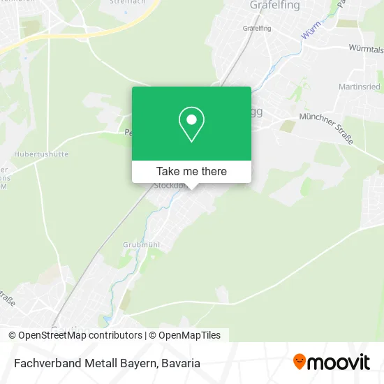Карта Fachverband Metall Bayern