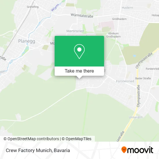 Карта Crew Factory Munich