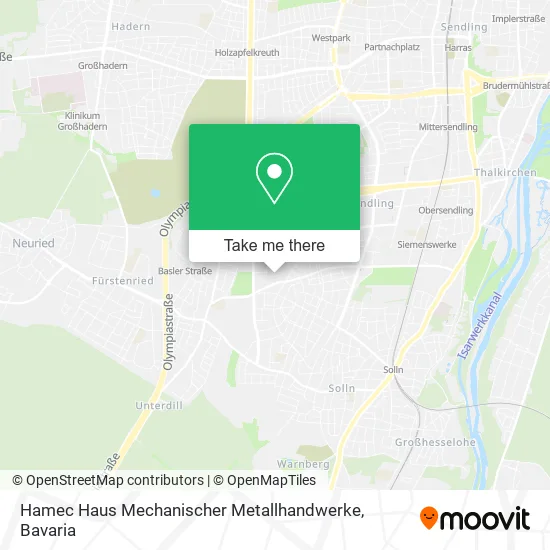 Карта Hamec Haus Mechanischer Metallhandwerke