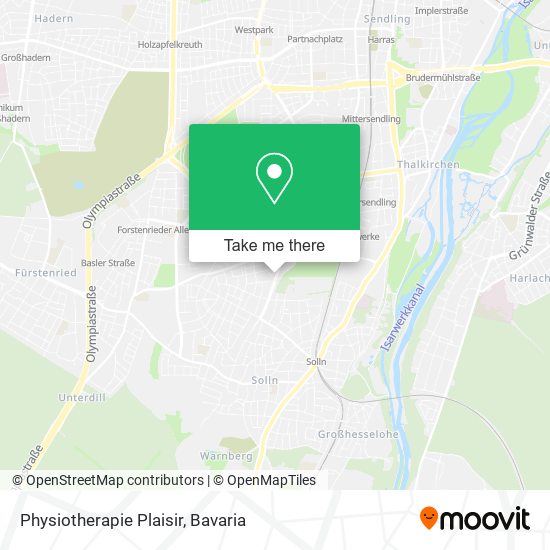 Physiotherapie Plaisir map