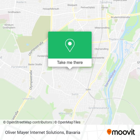 Oliver Mayer Internet Solutions map