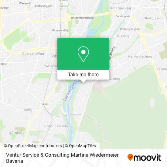 Карта Ventur Service & Consulting Martina Wiedermeier