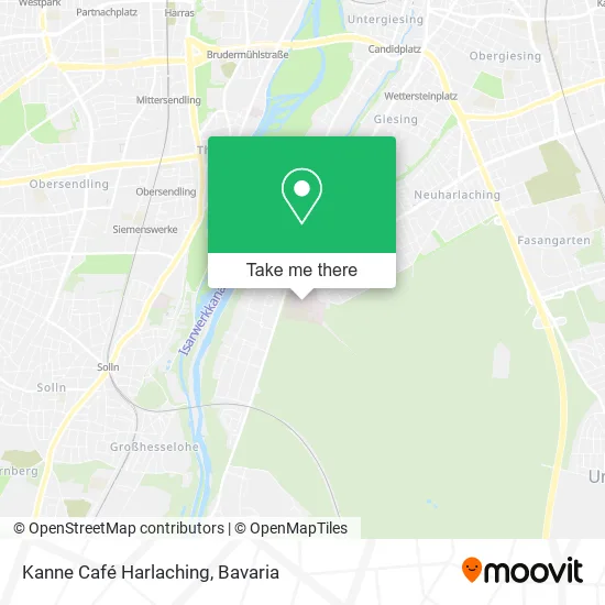 Карта Kanne Café Harlaching