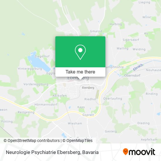 Neurologie Psychiatrie Ebersberg map