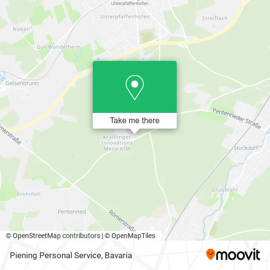 Карта Piening Personal Service