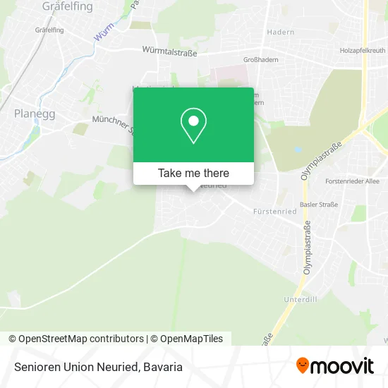 Карта Senioren Union Neuried