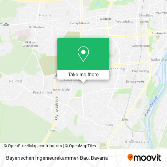Карта Bayerischen Ingenieurekammer-Bau